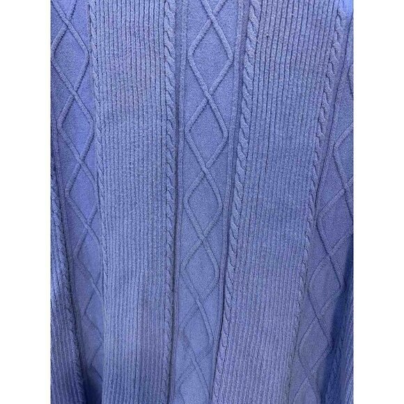 LAURA SCOTT Blue Women Size large Women's blue classic sweater - Picture 6 of 9